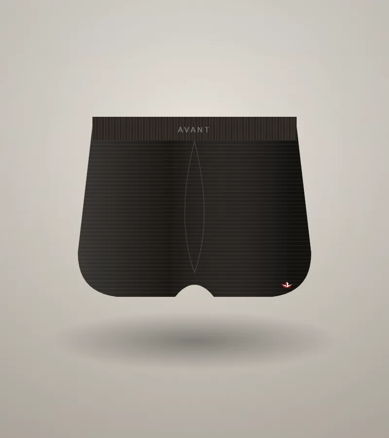 The Boxer Brief, on body, front view.